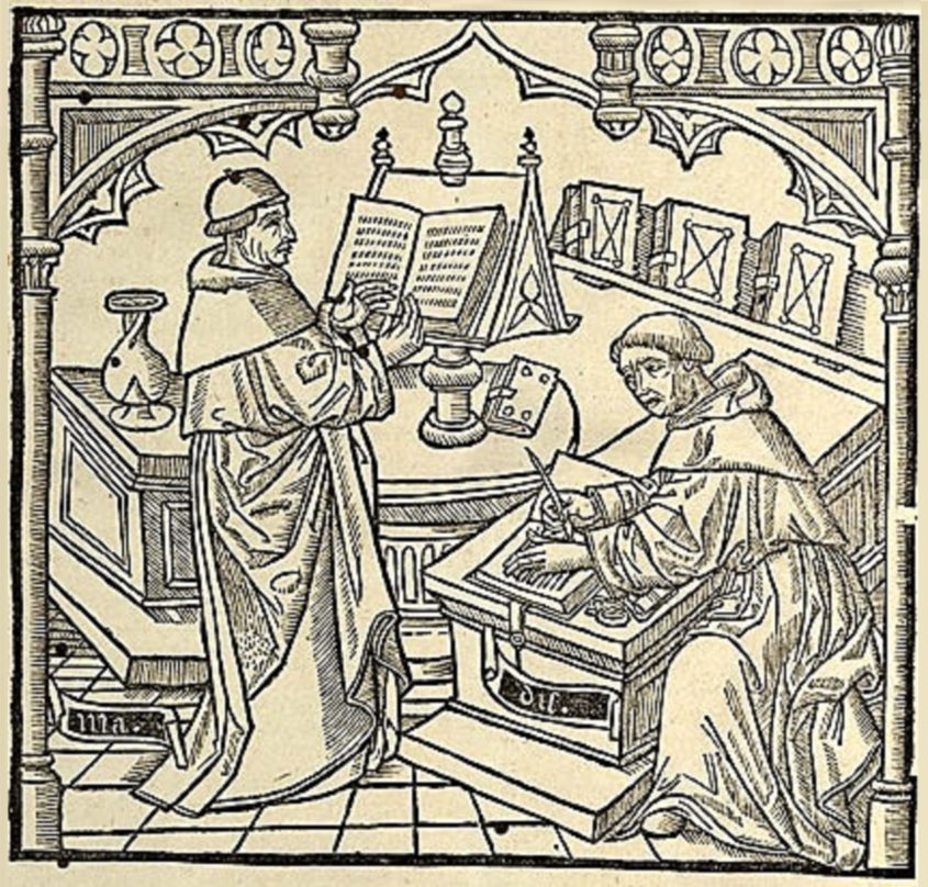 dois-escribas-medievais